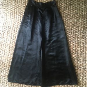 Vintage satin palazzo pants